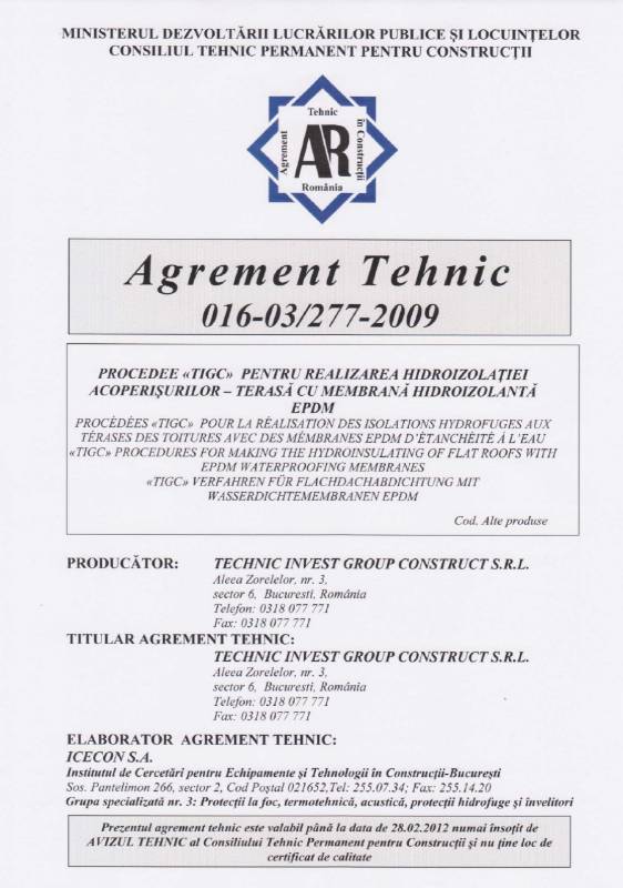 Agrement tehnic